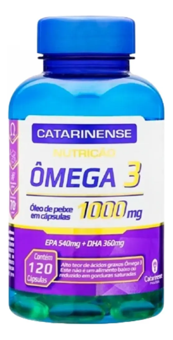Ômega 3 Catarinense 120 Cápsulas 1000mg